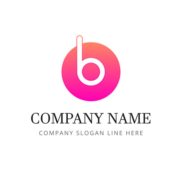 b logo design